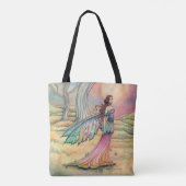 Starlit Dusk Fairy Fantasy Kunst, Dichtung und Mus Tasche (Rückseite)