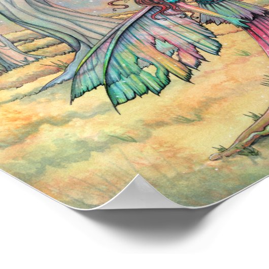 Starlit Dusk Fairy Poster von Molly Harrison (Ecke)