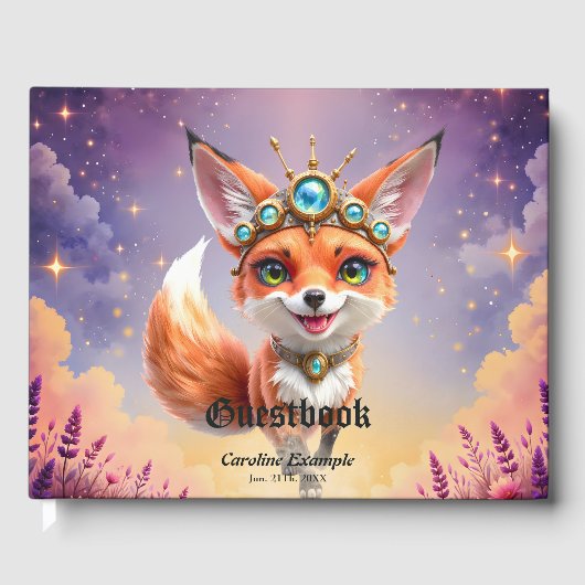 Starlit Fox of the Moonlit Meadows. Gästebuch (Vorderseite)