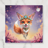 Starlit Fox of the Moonlit Meadows. Geschenkanhänger (Rückseite)