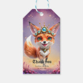 Starlit Fox of the Moonlit Meadows. Geschenkanhänger (Vorderseite)