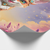 Starlit Fox of the Moonlit Meadows. Geschenkpapier (Ecke)