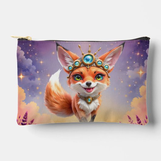 Starlit Fox of the Moonlit Meadows. Zubehörtasche (Vorderseite)