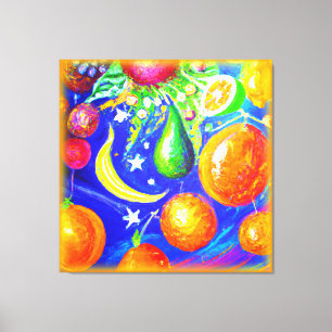 Starlit Fruit Basket. Jetzt kaufen Leinwanddruck