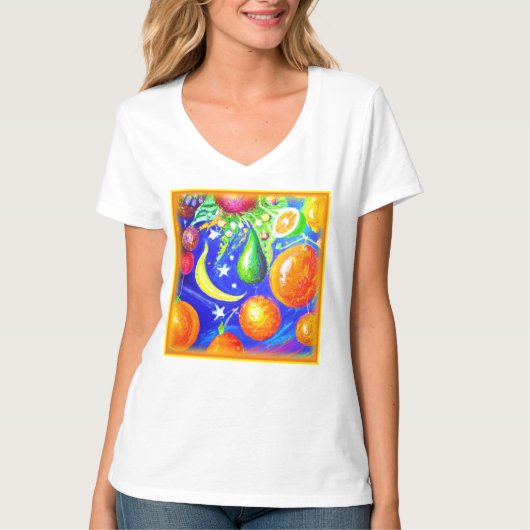 Starlit Fruit Basket. Jetzt kaufen T-Shirt (Vorderseite)