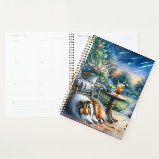 Starlit Garden Porch Sheltie Dream Planer (Anzeige)