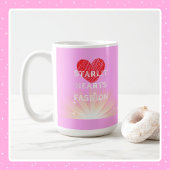 Starlit Hearts Fashion Red Heart Shine Kaffeetasse