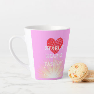 Starlit Hearts Fashion Red Heart Shine Milchtasse