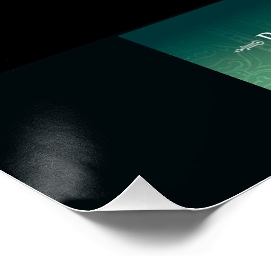 'Starlit Journey' Glossy Poster (Ecke)