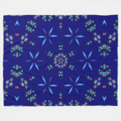 Starlit Kaleidoskop Fleecedecke (Vorderseite (Horizontal))