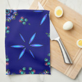 Starlit Kaleidoskop Geschirrtuch (Viertel Falte)