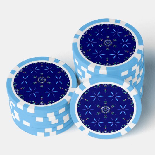 Starlit Kaleidoskop Pokerchips (Stapel)