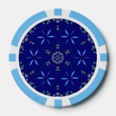 Starlit Kaleidoskop Pokerchips (Vorderseite)