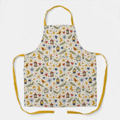 Starlit Lantern Folk Pattern Schürze (Vorderseite)