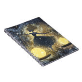 Starlit Libra Goddess-Notebook Notizblock (Rechte Seite)
