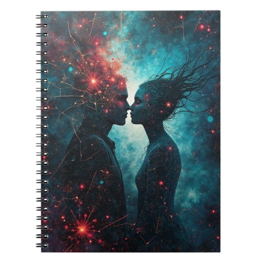 Starlit Lovers Notizblock (Vorderseite)