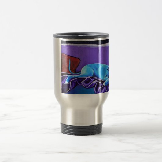 'Starlit lurcher Reisebecher (Mittel)