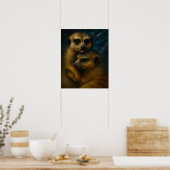Starlit Meerkat Embrace Poster (Küche)