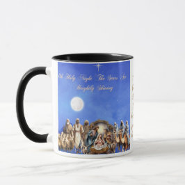 Starlit Nativity: Oh, Heilige Nacht- Tasse