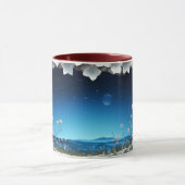 Starlit Night Garden Keramik Kaffee Tasse ☕ (Zentrum)