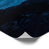 Starlit Ocean Cliffs - Milky Way Coast Nightscap Poster (Ecke)