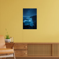 Starlit Ocean Cliffs - Milky Way Coast Nightscap
