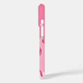 Starlit Pink Flames - Ästhetik Y2K Case-Mate iPhone Hülle (Rückseite / Links)