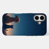 Starlit Puppy & Kitten iPhone 16 Fall Case-Mate iPhone Hülle (Rückseite (Horizontal))