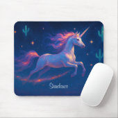 Starlit Unicorn Gallop Mousepad (Mit Mouse)