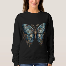 Starlit Wings Celestial Moth – Gothic Witchy Sweatshirt