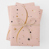 Starlit Wrap - Geschenkpapier mit Star Design Set (Beispiel)