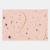Starlit Wrap - Geschenkpapier mit Star Design Set (Vorderseite)