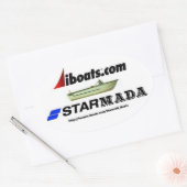 Starmada Ovaler Aufkleber (Umschlag)
