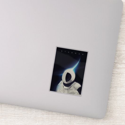 Starman Aufkleber (Detail)