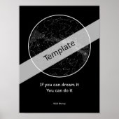 StarMap360 - 30x40cm personalisierter Sky Map Post Poster (Vorne)