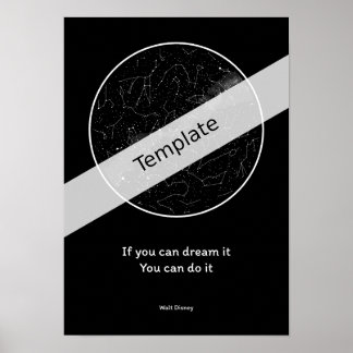 StarMap360 - A3 personalisierte Skizze Poster