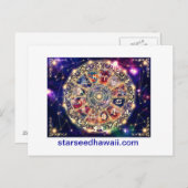Starmap, starseedhawaii.com postkarte (Vorne/Hinten)