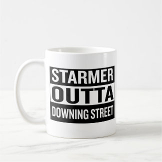 Starmer Raus aus Downing Street Politisches Zitat Kaffeetasse
