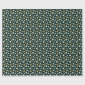 Starmuster Elegantes klassisches Wrapping Paper Geschenkpapier (Flach)