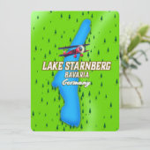 Starnberger Bavaria Deutschland Reiseplakat (Stehend Vorderseite)