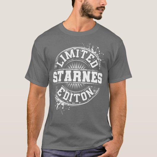 STARNES Funny Familienname Geburtstagsgeschenk T-Shirt (Vorderseite)