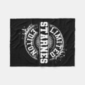 Starnes Lustiger Familienname Familienstammbaum Ge Fleecedecke (Vorderseite (Horizontal))