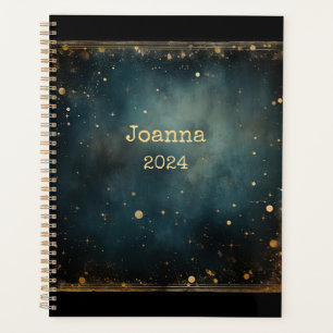 Starnight blue romantic mit Namen Planer