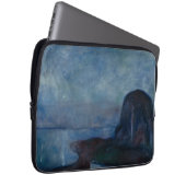Starnight by Edvard Munch symbolischer Maler Laptopschutzhülle (Vorne Rechts)