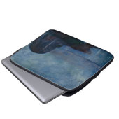 Starnight by Edvard Munch symbolischer Maler Laptopschutzhülle (Vorne Knopf)