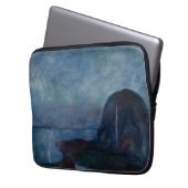 Starnight by Edvard Munch symbolischer Maler Laptopschutzhülle (Vorderseite Links)