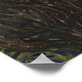 Starnight von Vincent Willem van Gogh Gemälde Poster (Ecke)