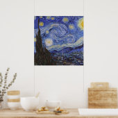 Starnight von Vincent Willem van Gogh Gemälde Poster (Küche)