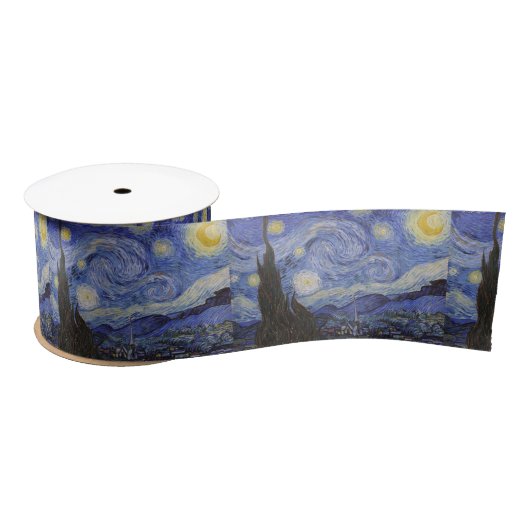 Starnight von Vincent Willem van Gogh Gemälde Satinband (Spule)