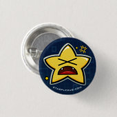 starplexus verärgerter Knopf Button (Vorne & Hinten)